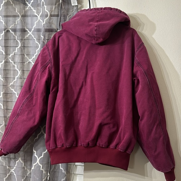 Carhartt JQ281 Quilted Nylon-Lined Sandstone Duck Active Jacket XL - Picture 7 of 7